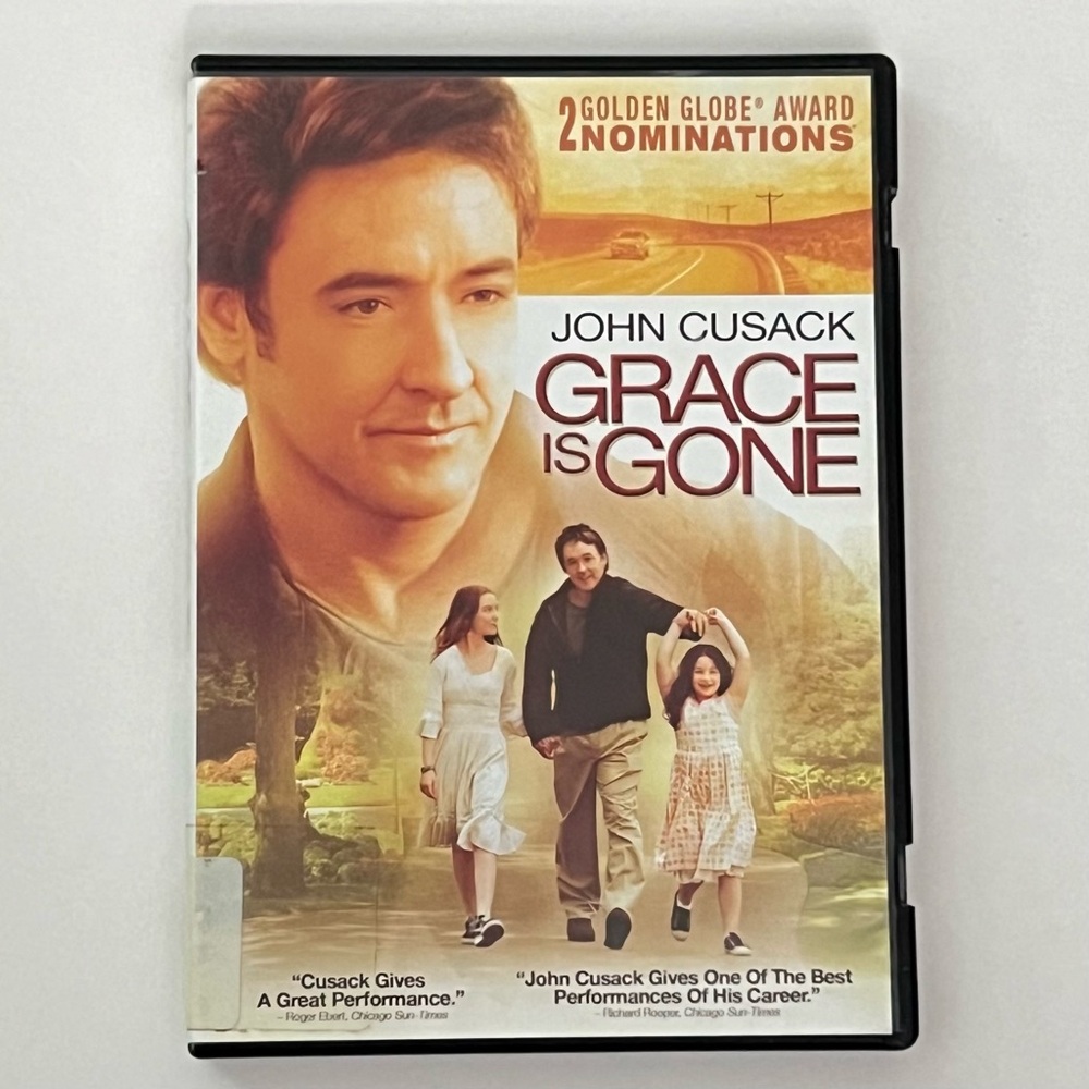 4/$20 Grace Is Gone Movie DVD Video John Cusack Emotional Family Drama